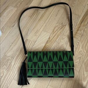 Cynthia Rowley Geometric Leather Crossbody